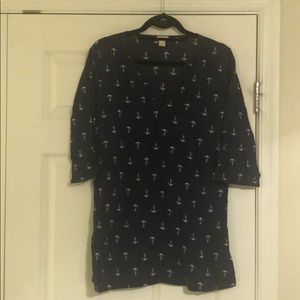 J. Crew Swim Cover-up, navy - Size S